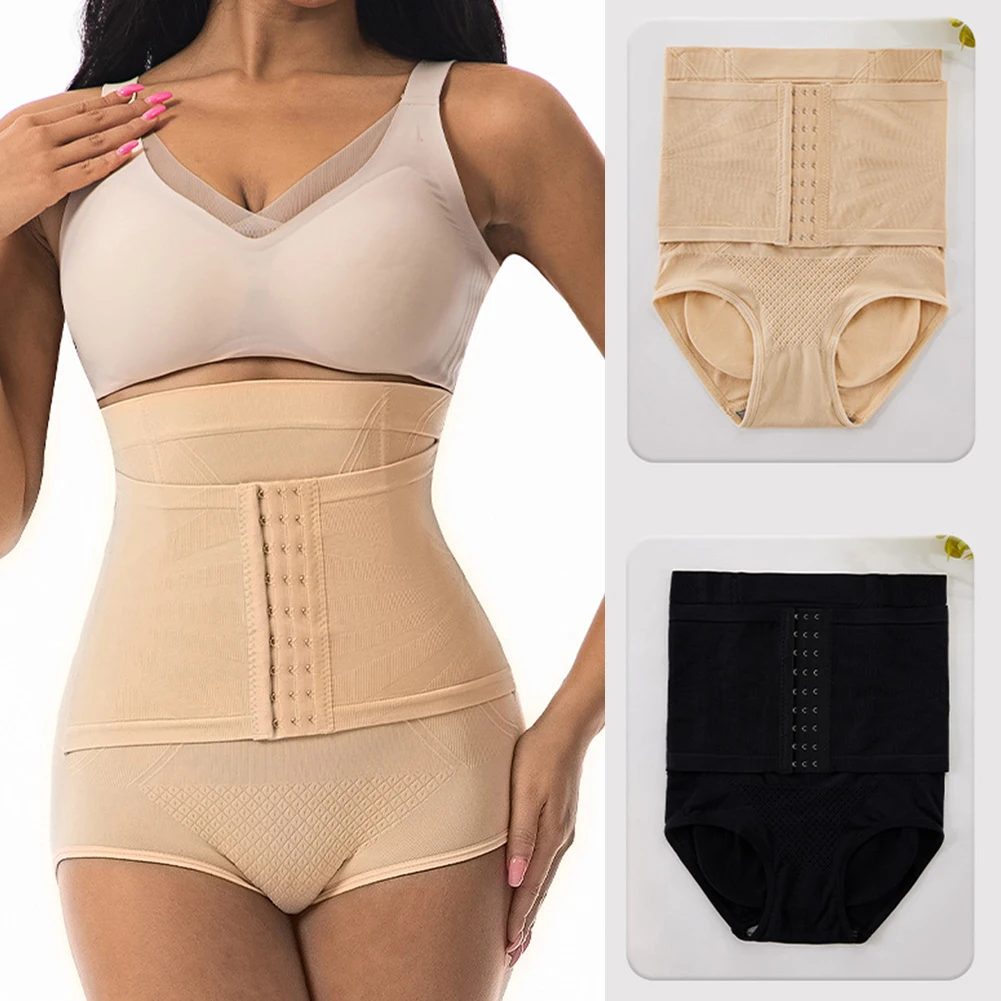 قابل للتعديل مشبك عالية الخصر ملابس داخلية السراويل الضيقة المرأة بعد العملية الجراحية الخصر تشكيل الرعاية السراويل نسيج النايلون اليوغا بعقب رفع #2