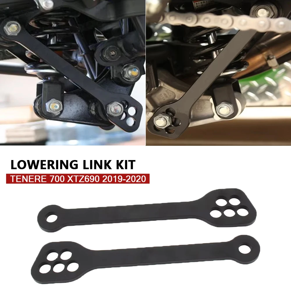 

New Motorcycle Linkage Lowering Link Kit 2019-2020 Rear Suspension Cushion Drop Connecting For Yamaha Tenere 700 XTZ 690