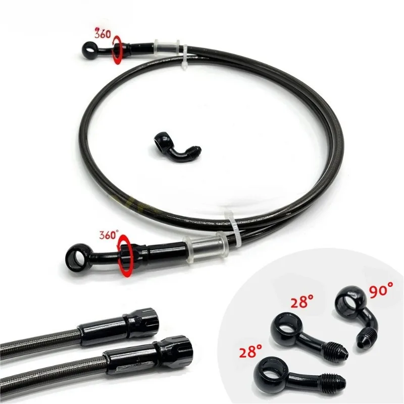 

Steel Hydraulic Brake Clutch Pipe Line Kit for Off-Road/Motorcycle Universal Fit
