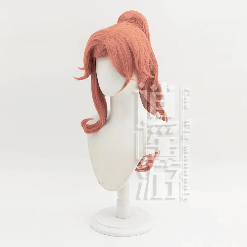 لعبة LOL معركة الأرنب ملكة جمال فورتشن كوس شعر مستعار 75 سنتيمتر التدرج مقاومة للحرارة الاصطناعية الشعر هالوين حفلة تأثيري الباروكات + غطاء شعر مستعار