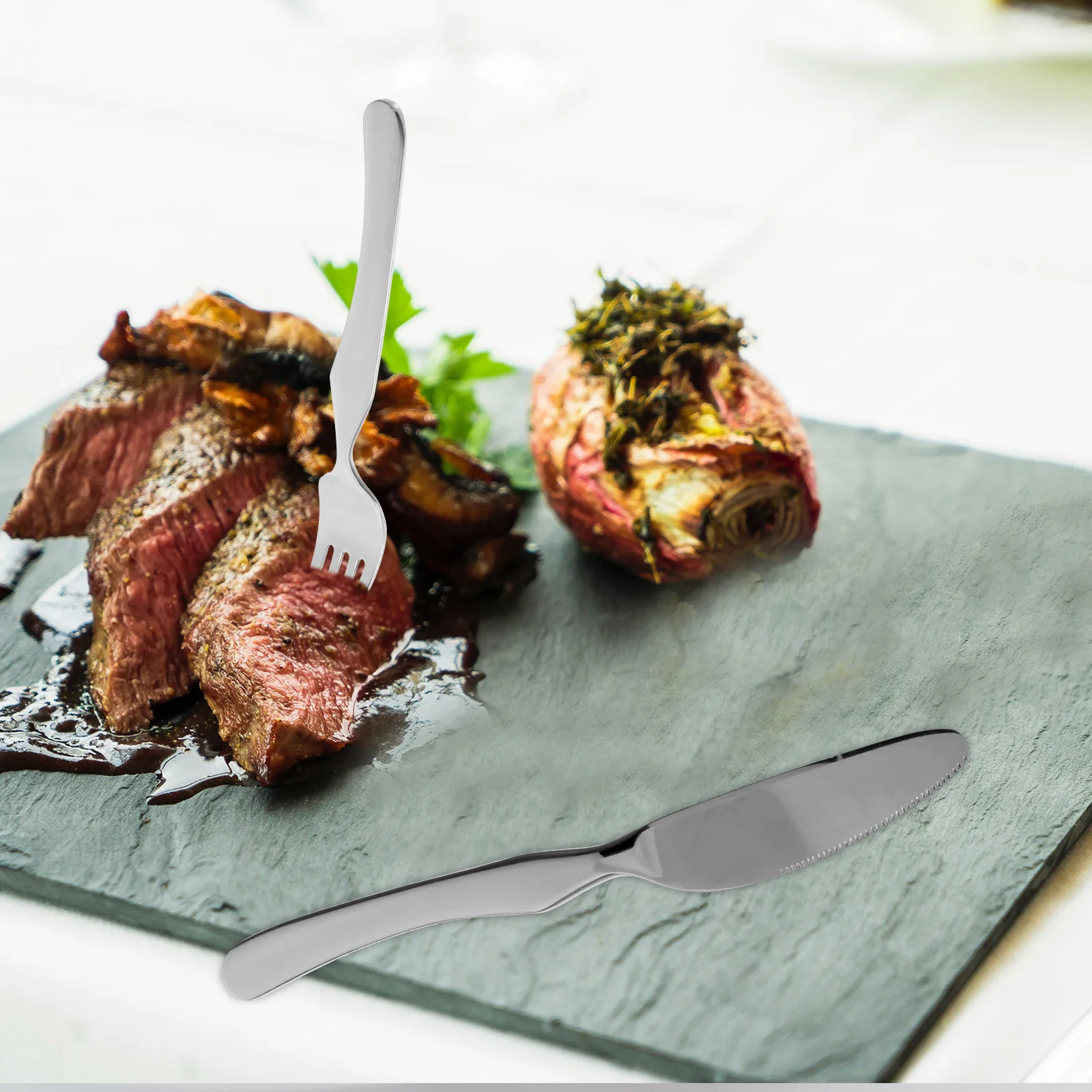 

1 комплект, детский набор столовой посуды из нержавеющей стали, в комплект входит вилка, ложка, суповая ложка, креативный дизайн, удобная ручка, устойчивая к ржавчине