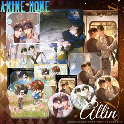 Novel Bing An Ben Xie Qingcheng He Yu BL Acrylic Stand Card Badge Brooch Shikishi Display Cosplay Original Kids Gift