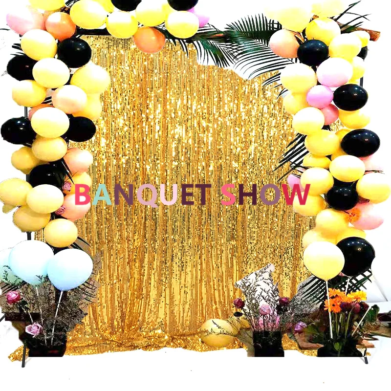 

Thick Sequin Backdrop,Party Wedding Photo Booth Backdrops Decoration,Sequin Curtains Drapery,Sequin Panel