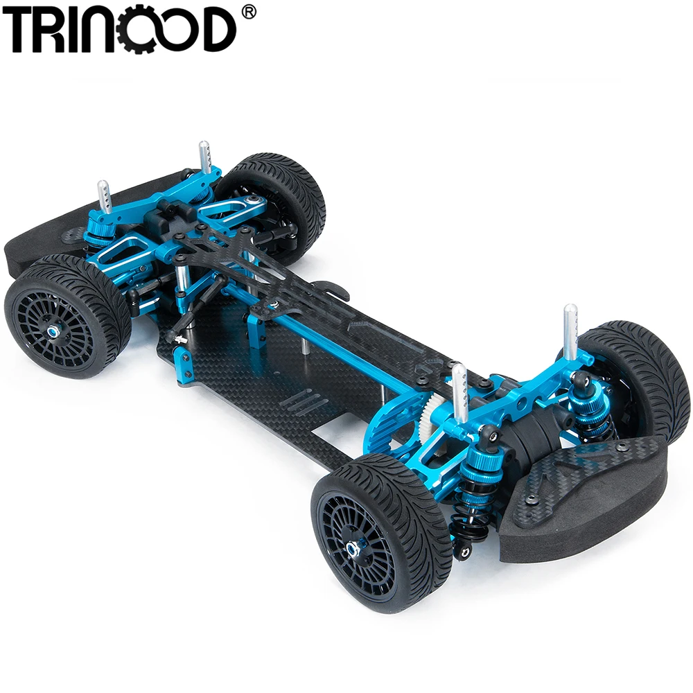 

TRINOOD Metal & Carbon Chassis Frame Kit for Tamiya TT01 1/10 SCALE RC High Perfomence On Road Drift Car Parts