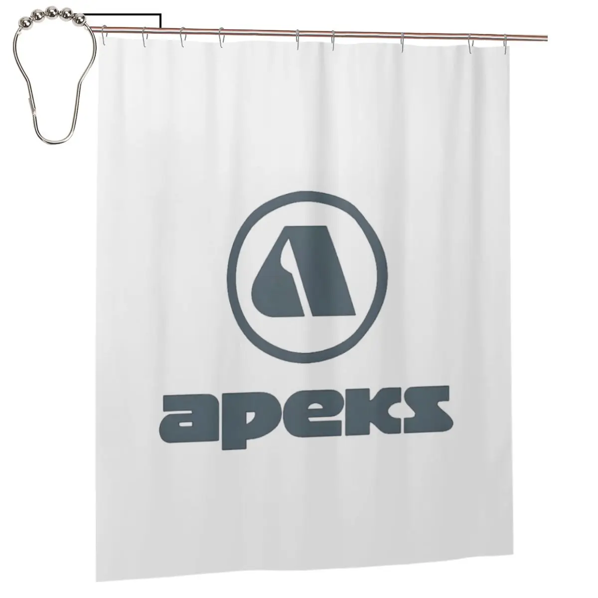 

Занавеска для душа Apeks Scuba Diving Equipment, полиэстеровая, водонепроницаемая, для ванной комнаты, с крючками