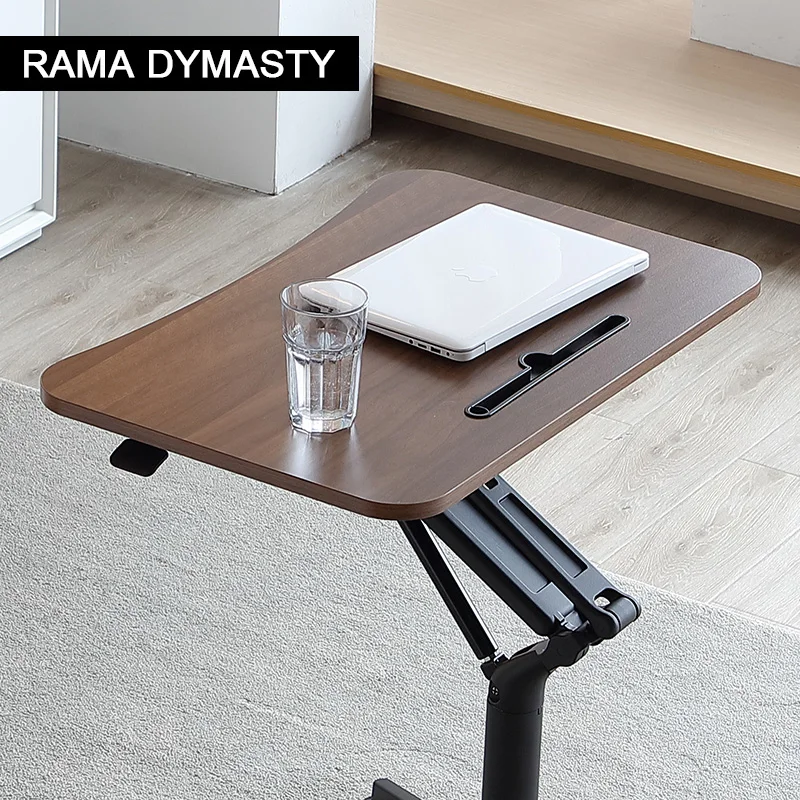 Pneumatic Lifting Table Standing Minimalist Conference Room Podium Table Sofa Bedside Movable Desk Business Classroom Lectern