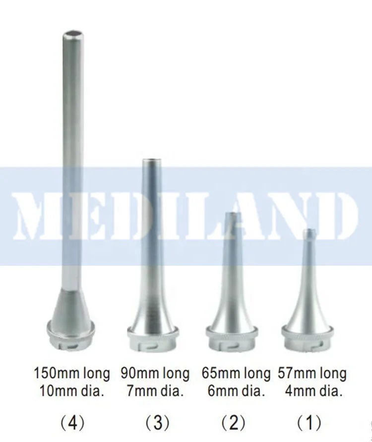 ML-SC High-quality chrome-plated metal construction speculums for Veterinary Ent Diagnostic Set