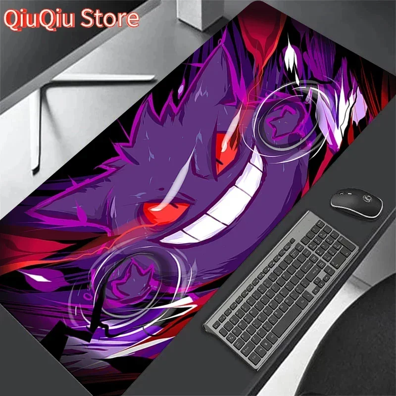 

Large Mouse Pad 900x400 Non-slip Gengar P-pokemon G-Gengars Keyboard Mat Pc Gamer Cute Rubber Kawaii Table Pads Gaming Laptops
