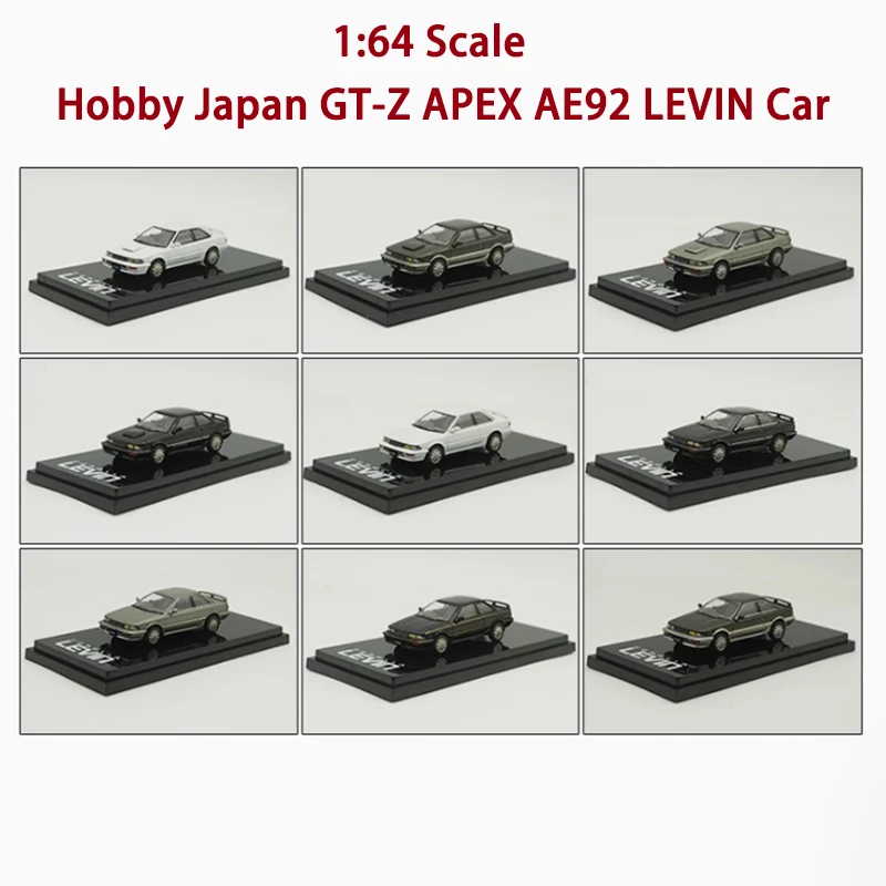

Хобби Япония, литой под давлением масштаб 1:64, GT-Z APEX AE92 LEVIN, модель автомобиля из сплава, коллекция сувениров, статический дисплей, орнамент, игрушка в подарок