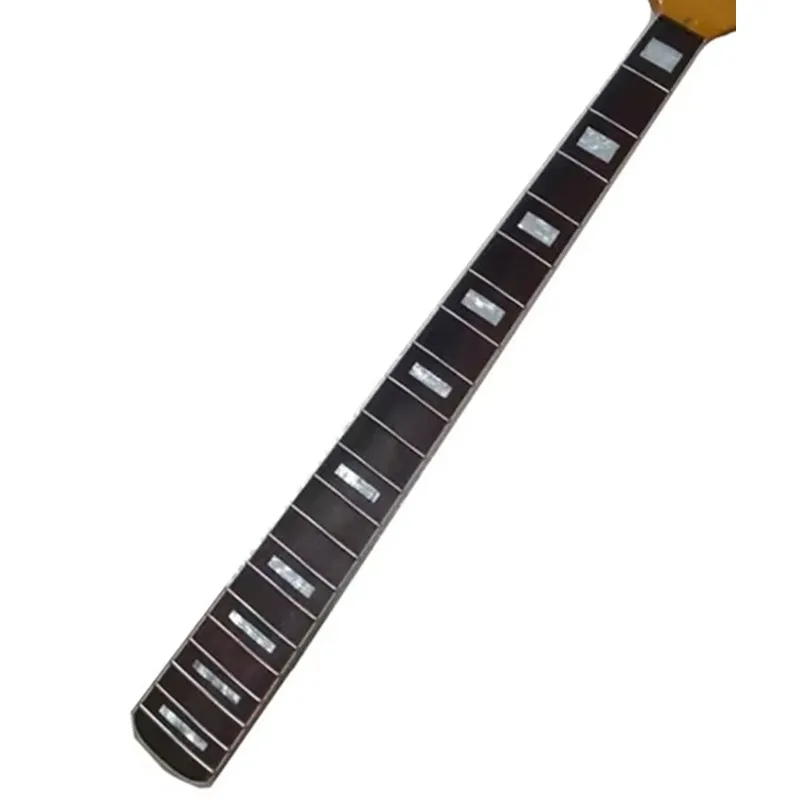 5 Strings Bass Maple Neck With Rosewood Fingerboard Inlay Pearl Block+Pearl Binding  Wood Color