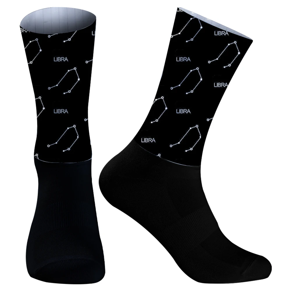 Cycling Socks 2024 New Non-Slip Seamless Silicone Running Sports Bike Socks