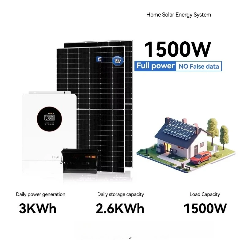 New Complete Set Solar Energy System Hybrid Solar System 1kw 2kw 3kw 5kw 8kw 10kw Off Grid Solar Power System for Home Use