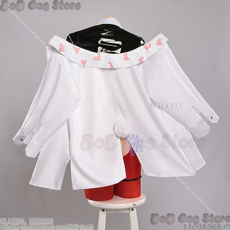 Game NIKKE GODDESS OF VICTORY Cosplay Rabbit Rouge Costume Sexy Bunny Girl High Slit Lingeries Heart Halloween Carnival Outfit