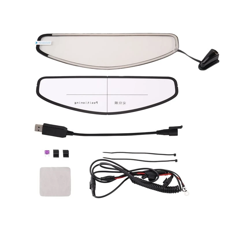 ABTD-Ultra Clear Lenses Patch Film 265X88mm For Helmet Electric Heating Film Anti-Fog Visor Winter Motorcycle