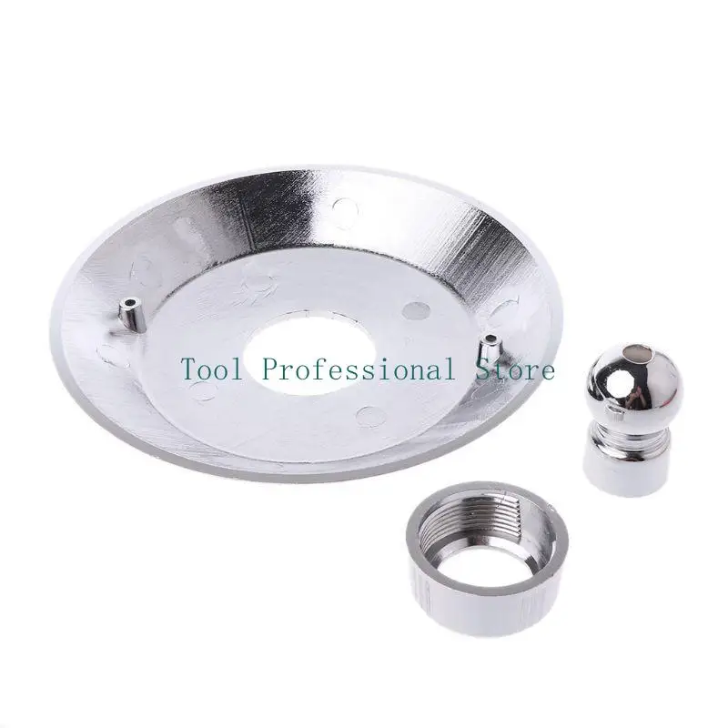 57QF 8" Bathroom 7 Colors Automatic LED Light Changing Round Top Shower for Head Bath