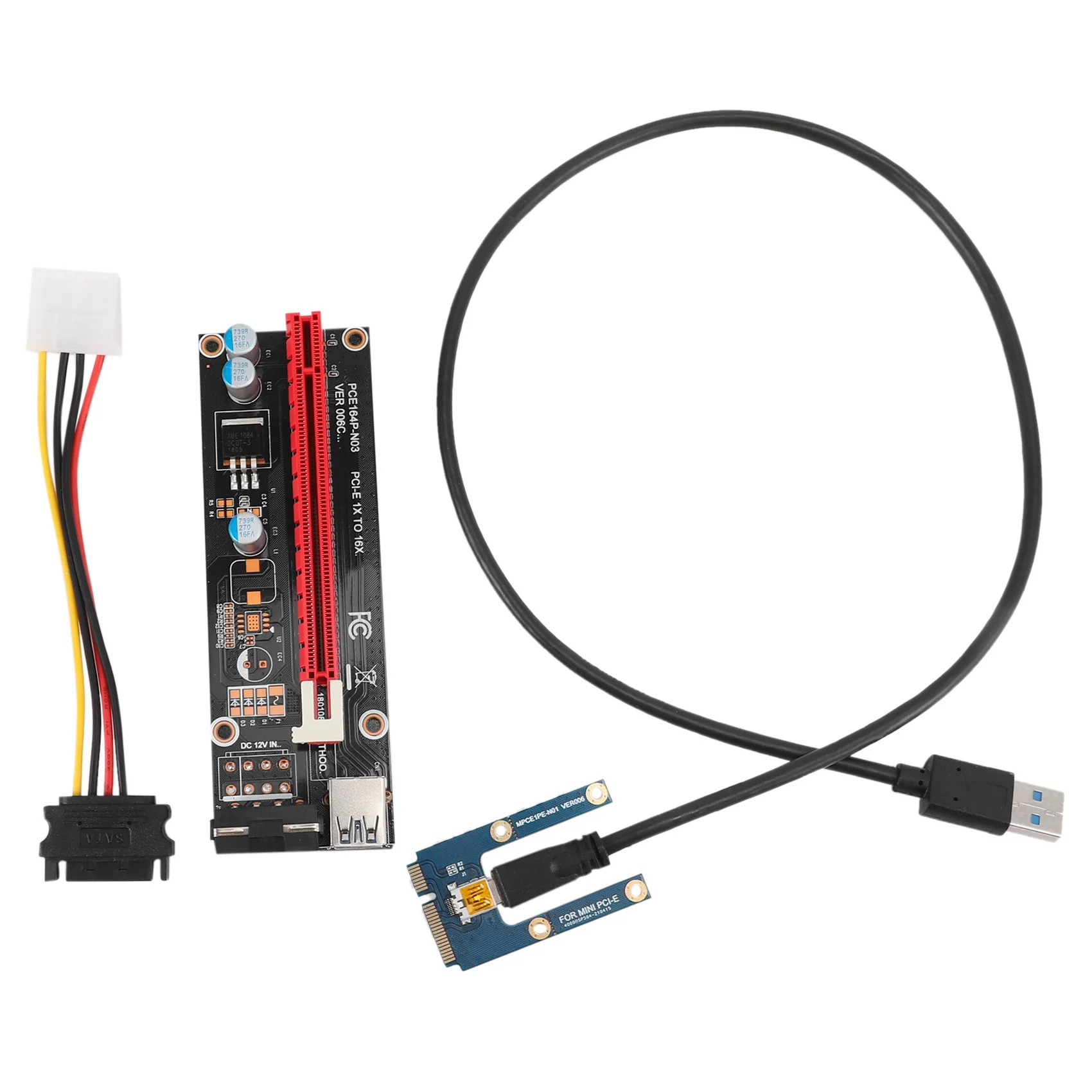 Mini PCIe to PCI Express 16X Riser for Laptop External image Card BTC Antminer Miner MPCIe to PCI-E Slot Mining Card