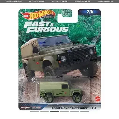 Hot Wheels-Brinquedos De Carro Premium Originais Para Meninos, Velozes e Furiosos, 1:64 Diecast, Toyota, Supra, Land Rover Defender, Modelo BMW