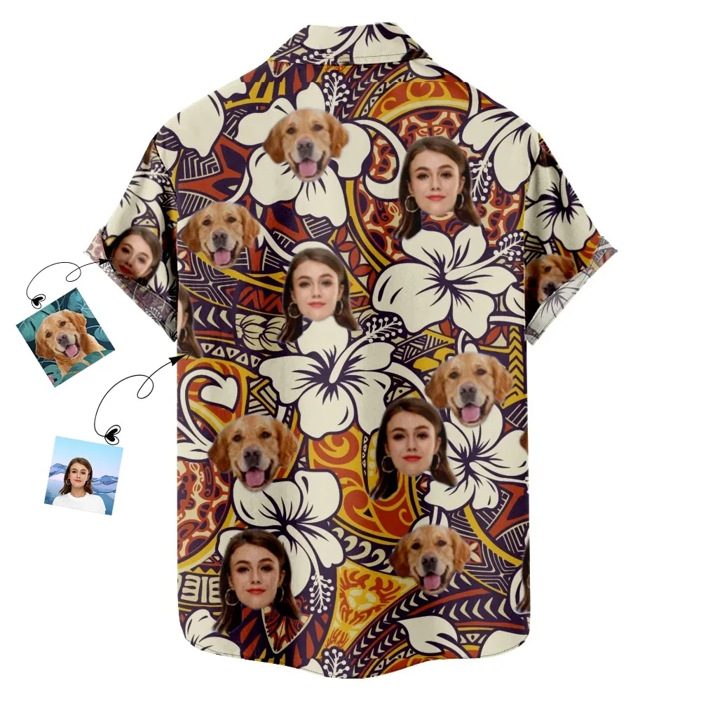 Funny Japanese Geisha 3D Printed Men Shirt Man/Women Casual Fashion Short Sleeves Shirts Button Tops  Oversized Unisex Clothing