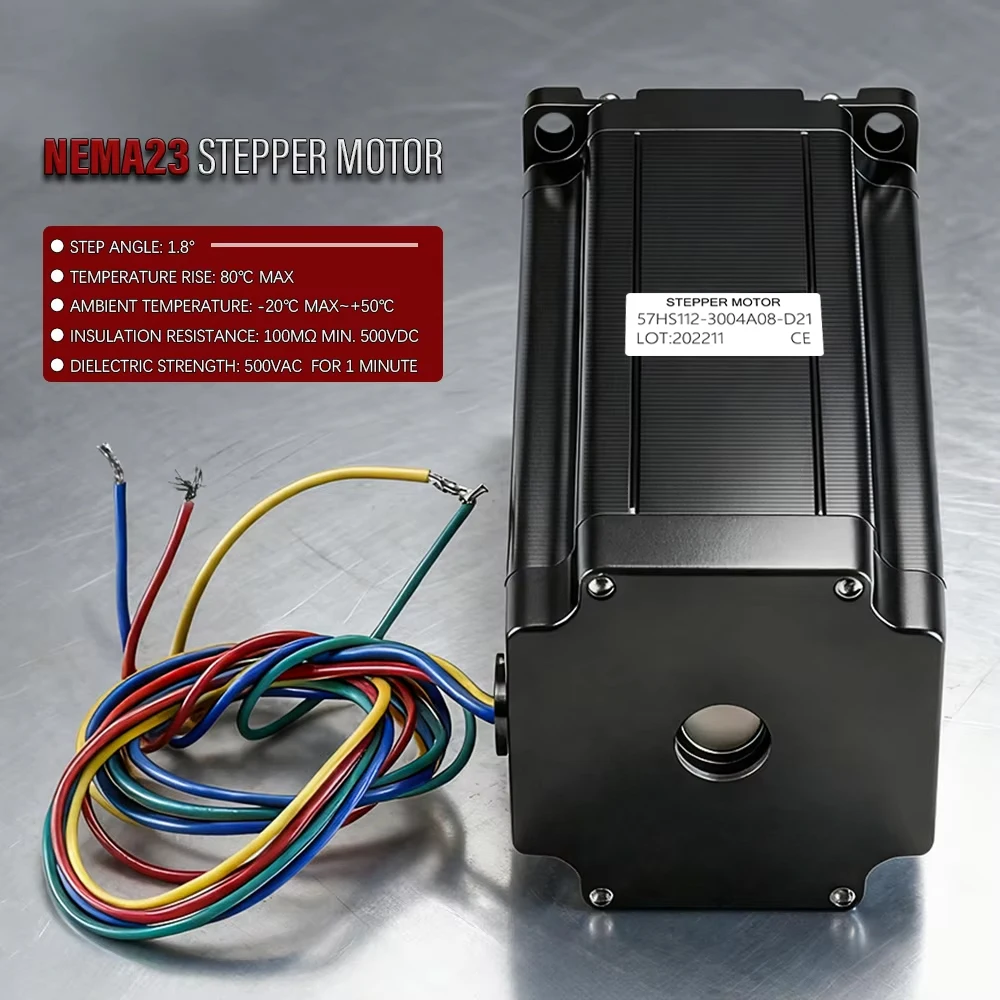 Motore passo-passo CNC Nema23 a coppia elevata 425oz.in/1,2Nm/2,2Nm/3Nm Router per tornio CNC