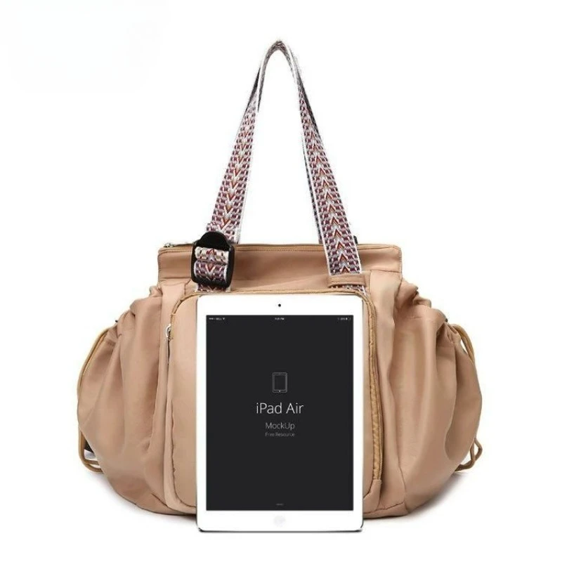 Baby Diaper Bag Multi-pocket Travel Duffel Bags Foldable Gym Bag Women Hand Luggage Airport Bags Mom Stroller Maternity Totes