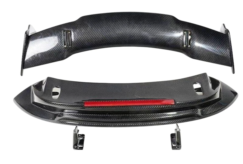 Retrofitting Auto Parts911 992 Topcar Style Dry Carbon Fiber Rear Spoiler Wing For 911 992 Carrera Carrera S 2019-2023Custom B