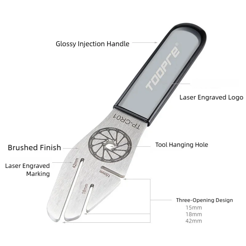Bicycle Disc Brake Disc Repair Tool Anti Friction Disc Clearance Adjustment Deformation Correction Brake Disc Correction Wrench