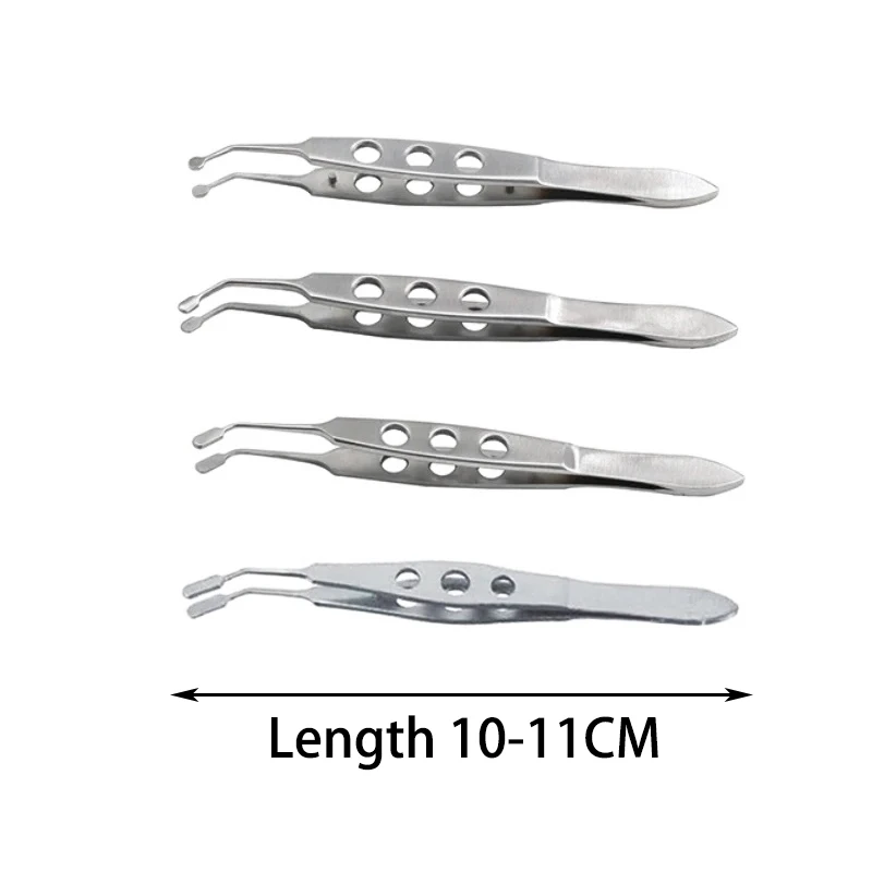 Ophthalmic Tweezers Clamp Metal Palpebral Gland Massager Meibomian Flap Eyelid Forceps Rolling Clip Eye Massage Stick Tool