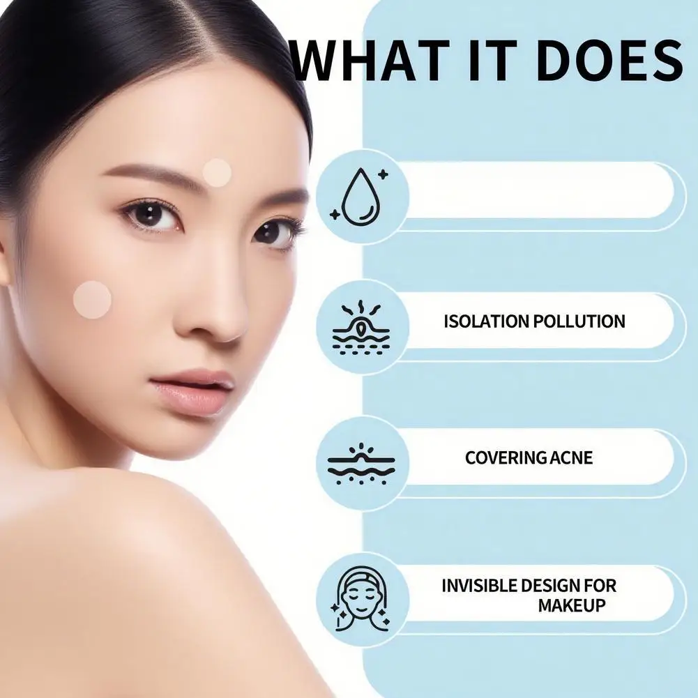 360/400 個両面テープステッカー取り外し可能なラウンドクリア粘着性黒ずみや閉じたコメドを改善する美容ニキビツール