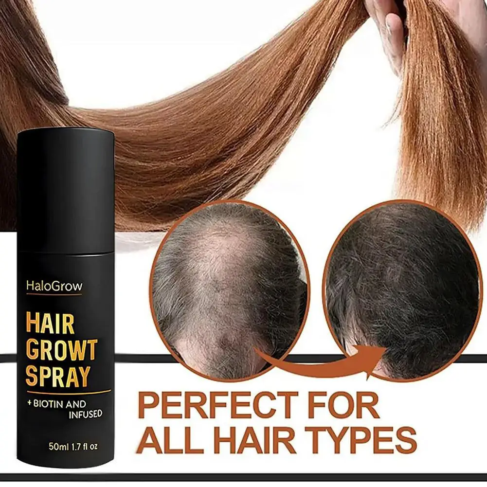 

50ml Hair Growth Spray Hair Root Activator Scalp Care Strengthens Follicles Prevents Hair Loss Relieves Dry Scalp