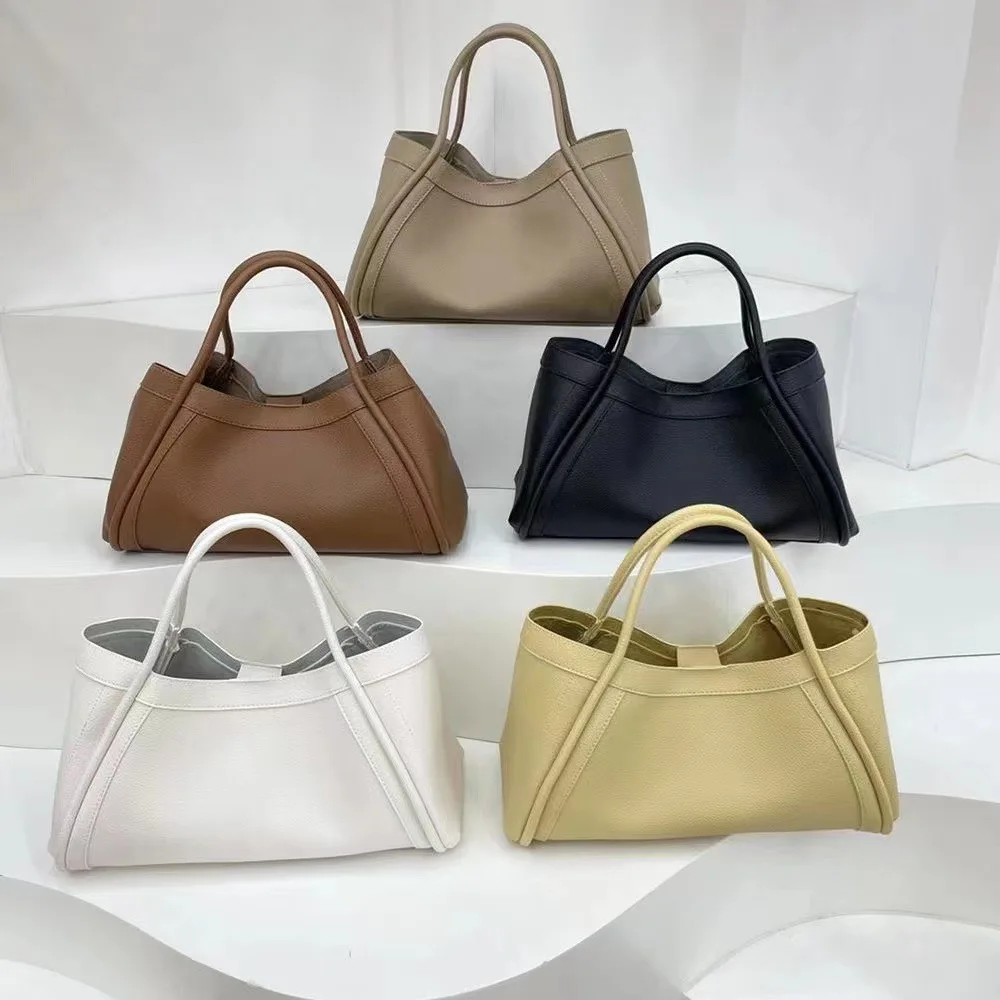 2026 New Handheld Large Capacity Commuting Fashion Tote Bag, Single Shoulder Crossbody Bag, Vegetable Basket Bag