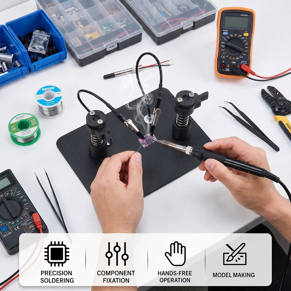 Stasiun Penyolderan Magnetik d - Pcb Holder Clamp ulasan dan harga