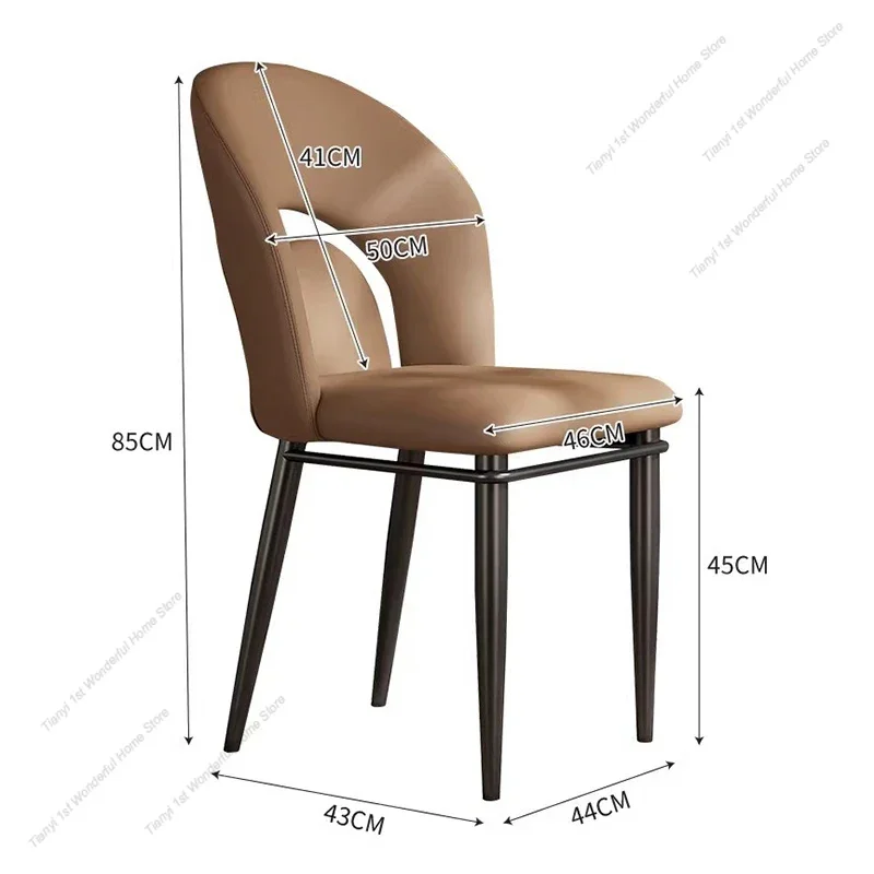 Minimalist Design Dining Chairs Nordic Kitchen Office Modern Dining Chairs Luxury Relax Sillas De Comedor Home Furniture