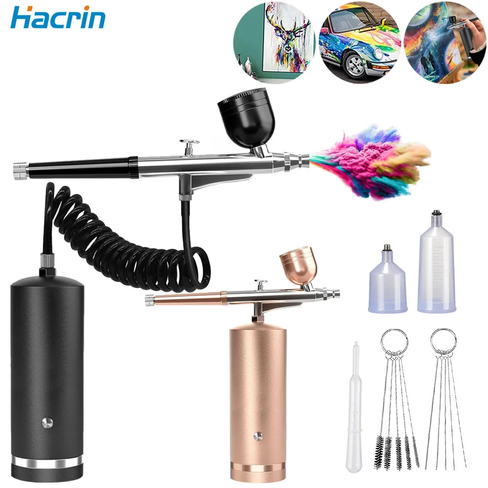 Airbrush with Compressor Airbrush Painting Mini Air Brush for Modeling Electric Paint Gun Airbrush Compressor Paint Spray Gun