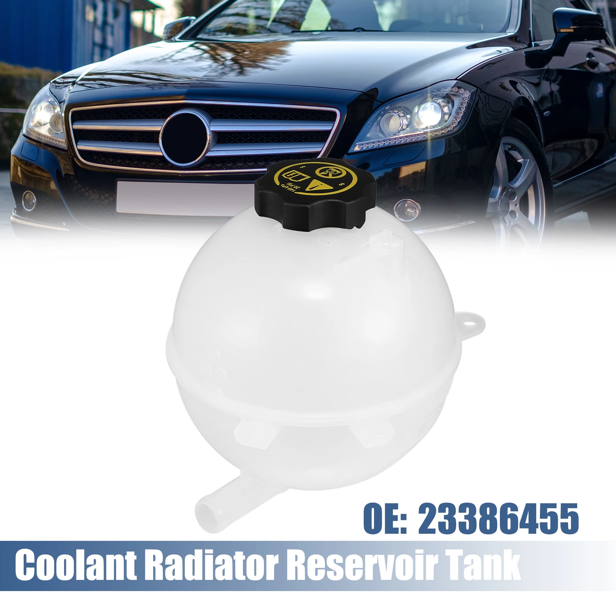 

UXCELL Coolant Radiator Reservoir Tank Set 23386455 with Cap for Buick for Cadillac