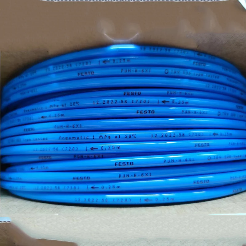 Parts are suitable for Festo/FESTO plastic trachea PUN-H-8X1,25-BL 50m trachea manufacturer spot pneumatic hose