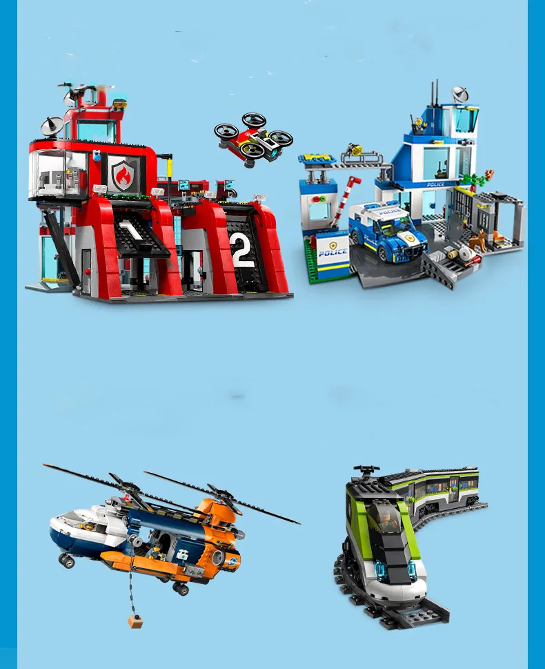 2025, neues Produkt, Stadtserie 60473, Architekturmodell, Bausteinspielzeug, geeignet für Geburtstagsgeschenke für Kinder und Erwachsene