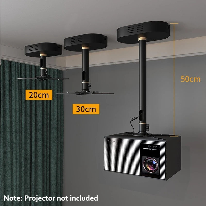 NEW Claw Tray Projector Hanger with Hidden Power Adapter Universal Projector Ceiling Bracket for Epson BenQ XGIMI Acer Projector