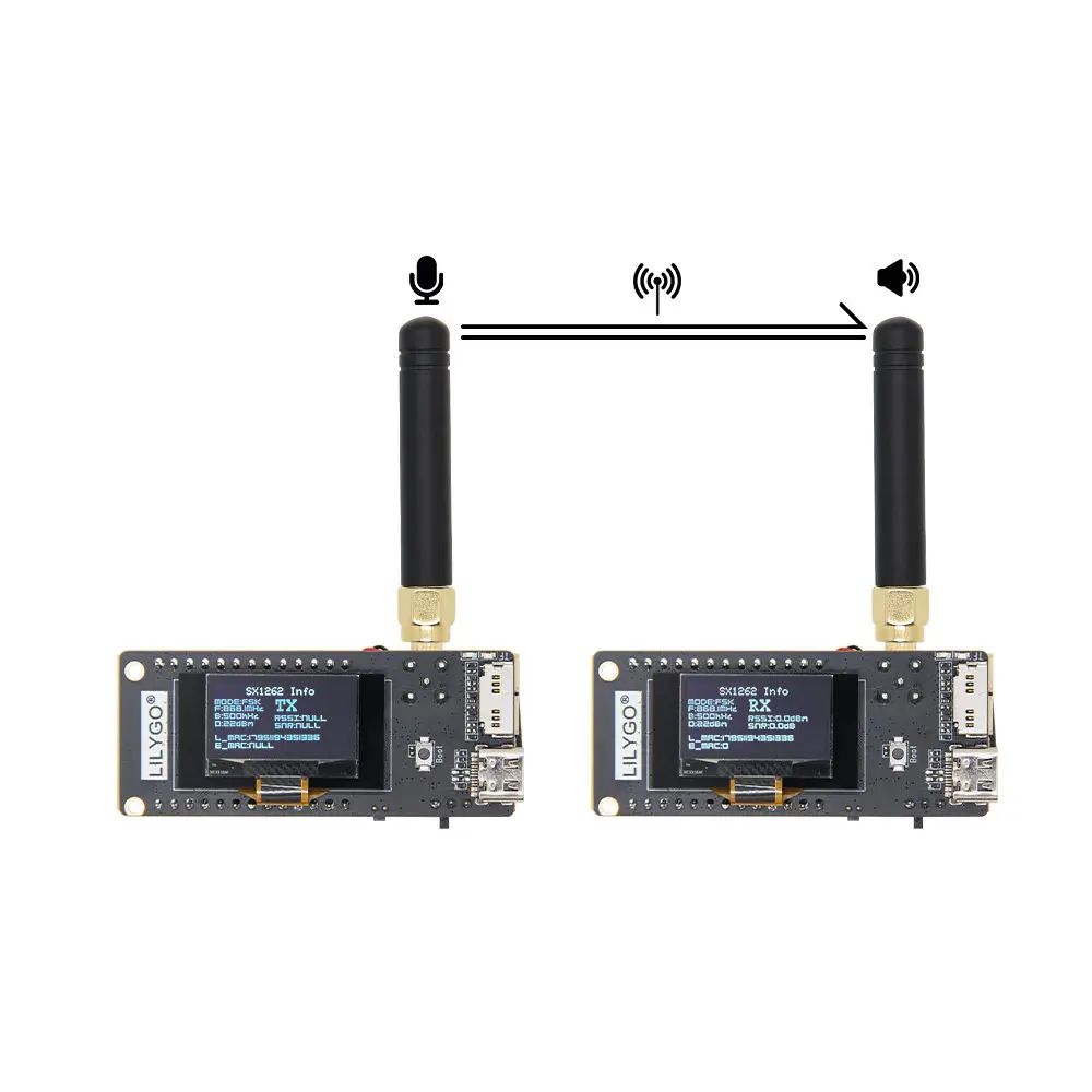 LILYGO T3S3 MVSR ESP32-S3 low-power LoRa module with OLED microphone speaker