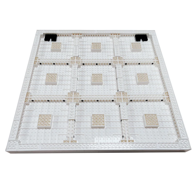 Pixel Art Malerei Weiß Fotorahmen Set Ziegel 4/3 16x16 Grundplatten Bausteine MOC Teile Spielzeug Kompatibel 31202/31204/65803 – Detail 18