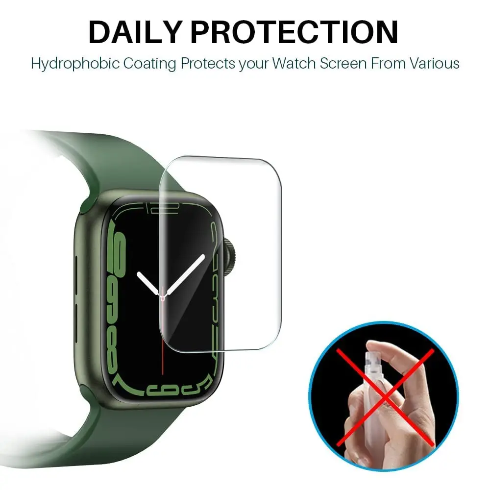 5PCS Hydrogel Film for Apple Watch 9 5 6 SE 3 2 1 44MM 40MM 38MM 42MM Screen Protector for Apple Watch Ultra 49MM 7 8 45MM 41MM