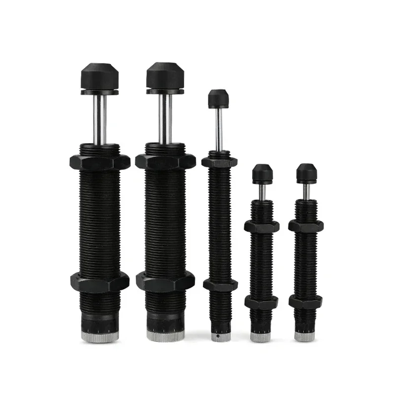 AD1412-2050 Adjustable Pneumatic Shock Absorber - Hydraulic Damping Buffer for Industrial Machinery & Automation Systems