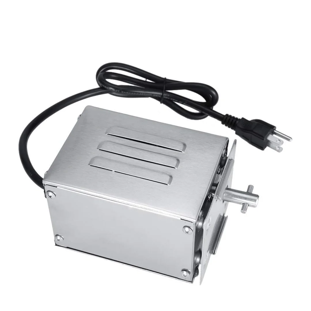 15W-40W Stainless Steel BBQ Rotisserie Motor 160KG Electric Roaster Barbecue Motor EU/US/AU Plug Outdoor Rotisserie Kit