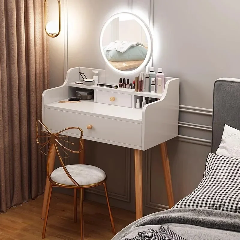 Living Room Mirror Makeup Vanities Drawers Corner Minimalist Nordic Dressing Console Small Organizer Beauty Vestidores Furniture