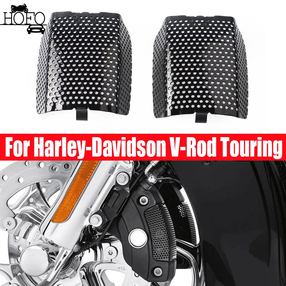 

Motorcycle Front Brake Caliper Cover Stainless Steel Protection Guard For Harley-Davidson V-Rod Models 2006-2019 Touring Models