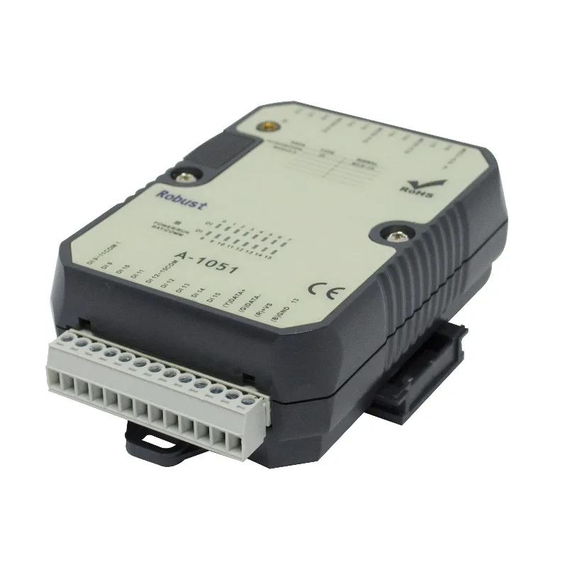16DI I/O Collect Module With RS-485 Port Support Modbus RTU Protocol(A-1051)