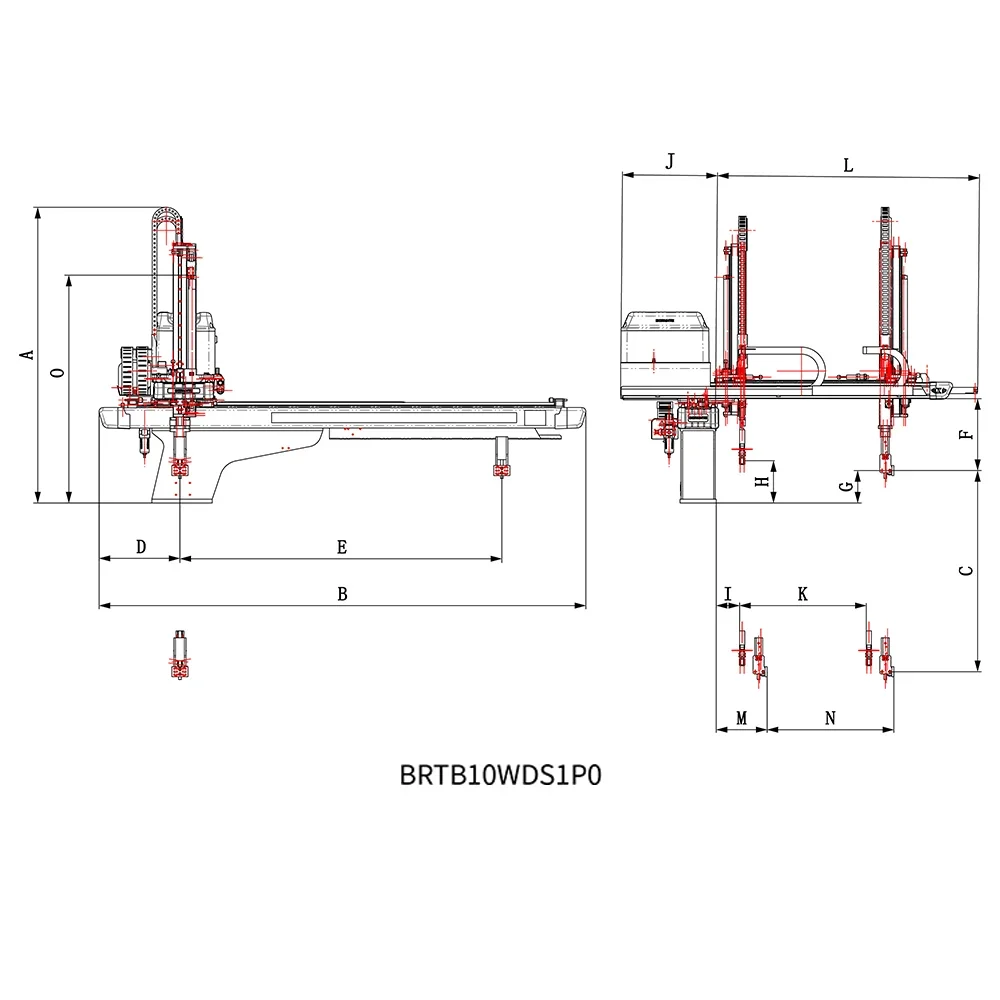 BRTB10WDS1P0/F0  One-axis servo Manipulator