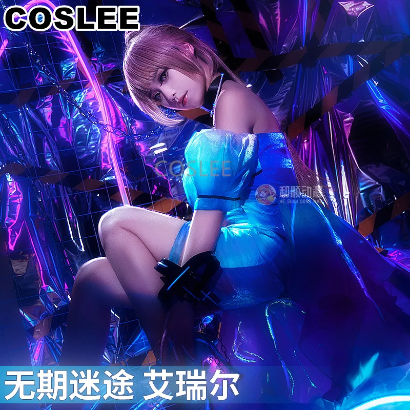 Coslee-女性のコスプレ衣装,プレイスーツ,制服ロールの衣装,ハロウィーンのカーニバルパーティー服