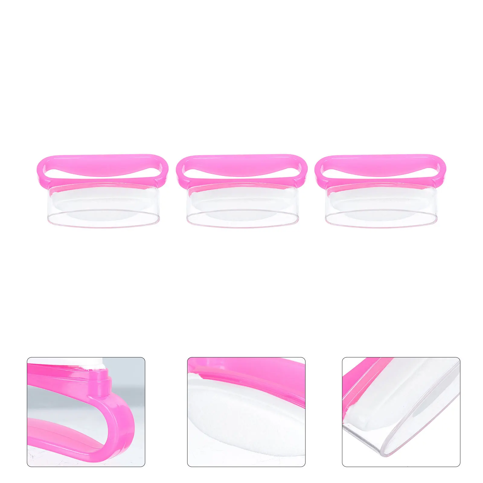 

3Pcs Polishing Brush Set Professional Nail Art Buffer Waxing Tool for DIY Manicure Portable Nail Care Accessory