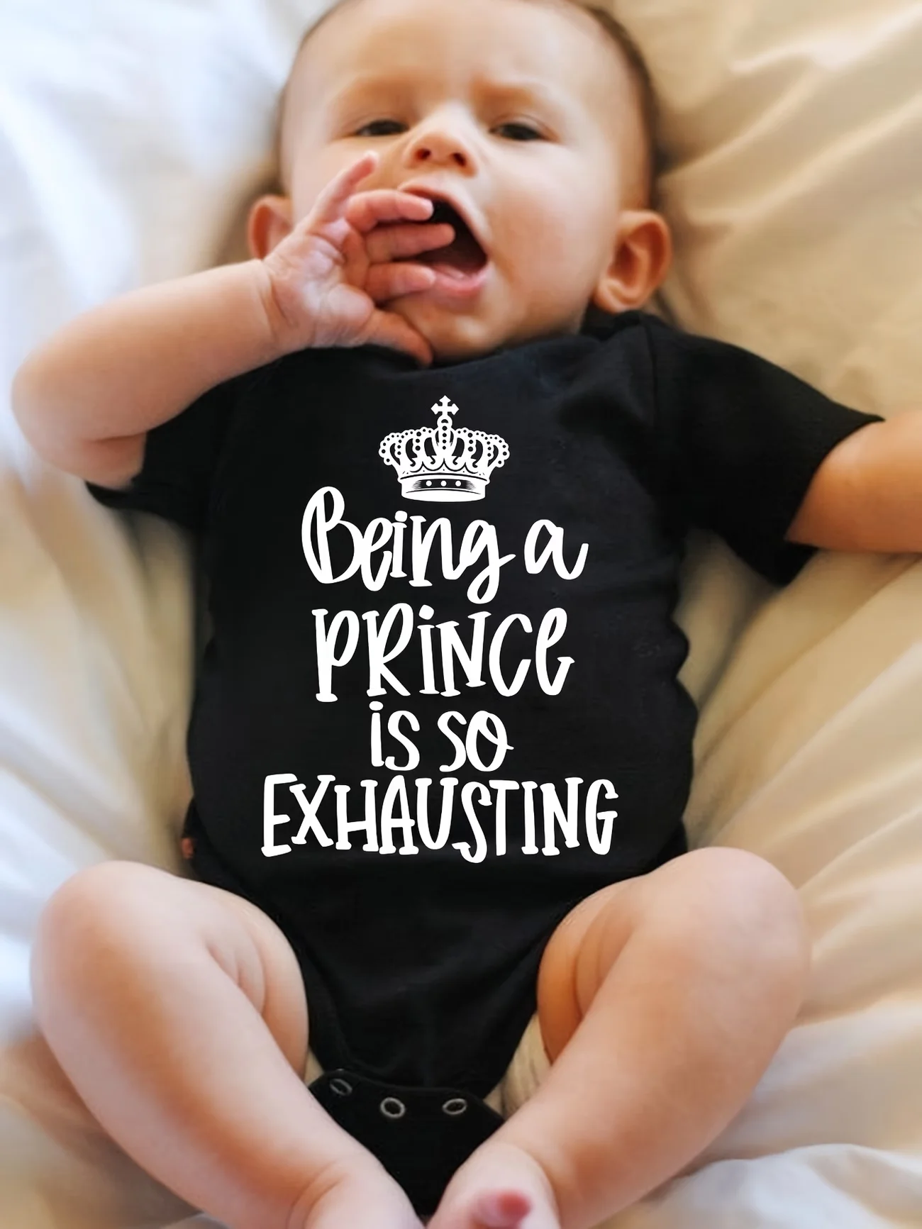 

Трикотажный комбинезон-боди для мальчиков – БУДЬ ПРИНЦОМ НАГРУЗЕННОЕ НАДОРОЖНОЕ, НО ВЫГОДНОЕ ПРЕДЛОЖЕНИЕ – С принтом букв – Милый комбинезон с коротким рукавом для новорожденных