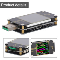 1pc USB Tester FNB38 Current And Voltage Meter USB Tester QC4+ PD3.0 2.0 Fast Charging Protocol 69*30*9.5mm Electrical Equipment